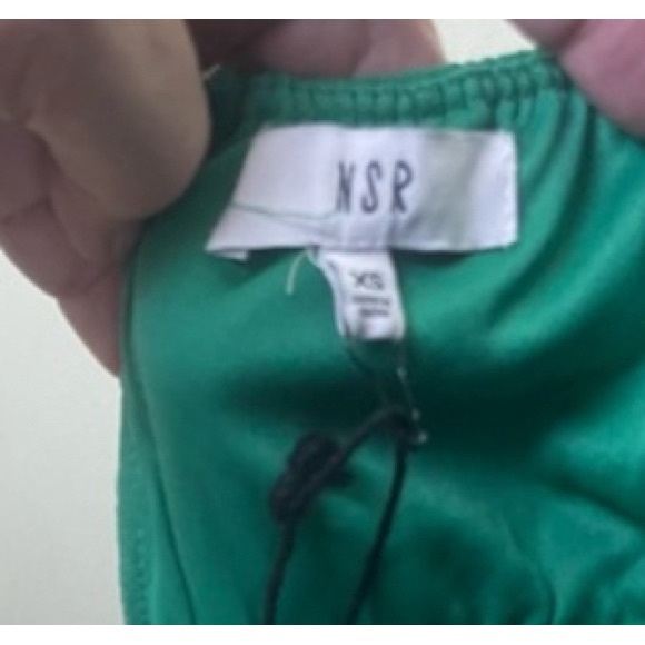 NWT NSR Green Halter Top Dress w/ Pockets Size XS - Picture 9 of 16